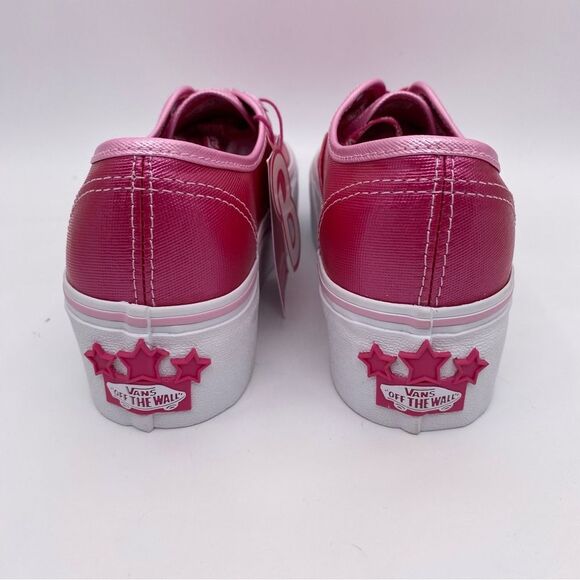 Vans x Barbie Authentic Stackform 'Pink' Skate Women's Sneakers | Size:  6 - Picture 4 of 15